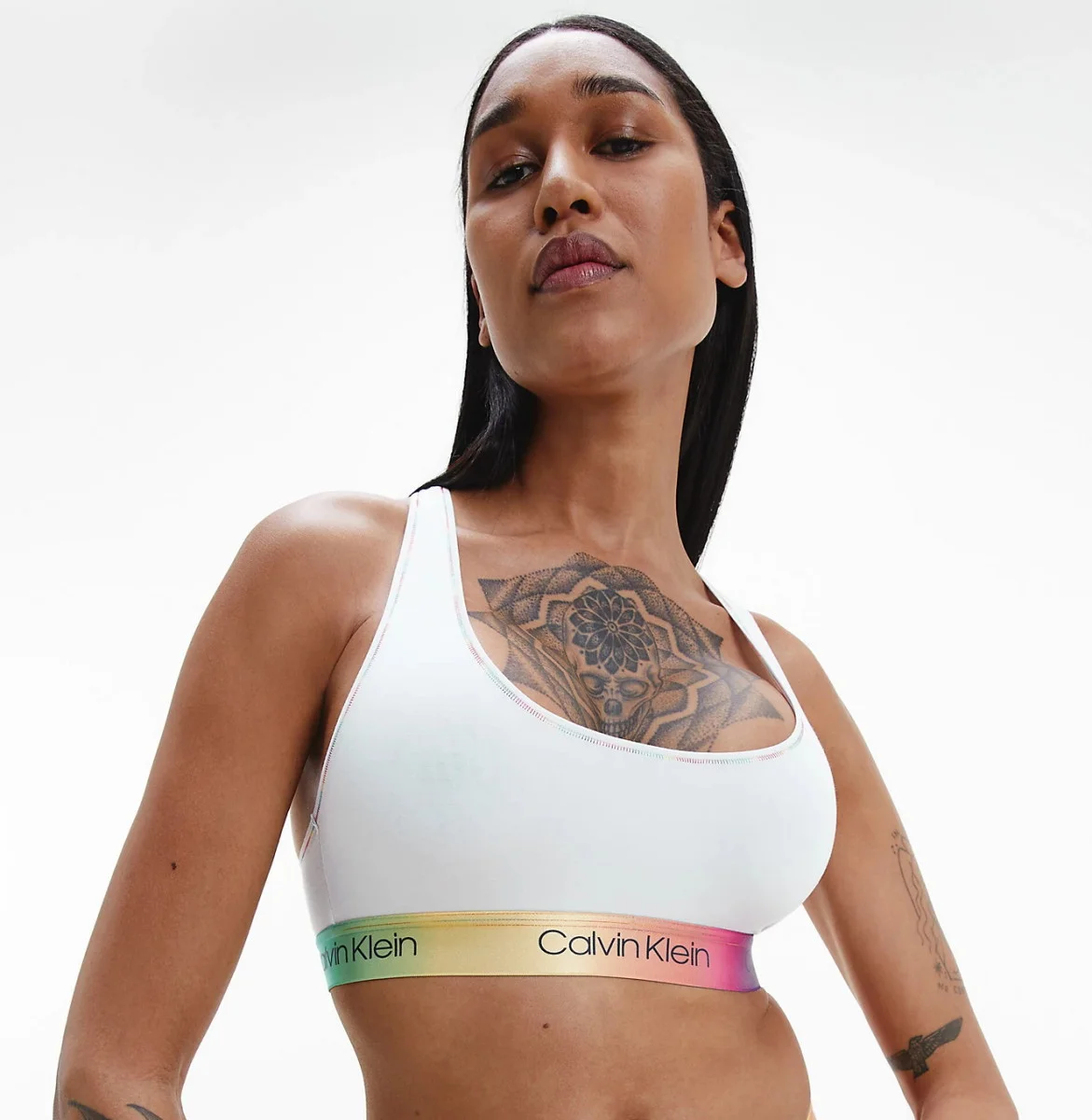 Dámská podprsenka Calvin Klein QF6538E UNLINED BRALETTE