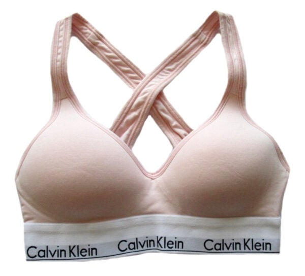 Dámská sportovní podprsenka Calvin Klein QF1654E růžová