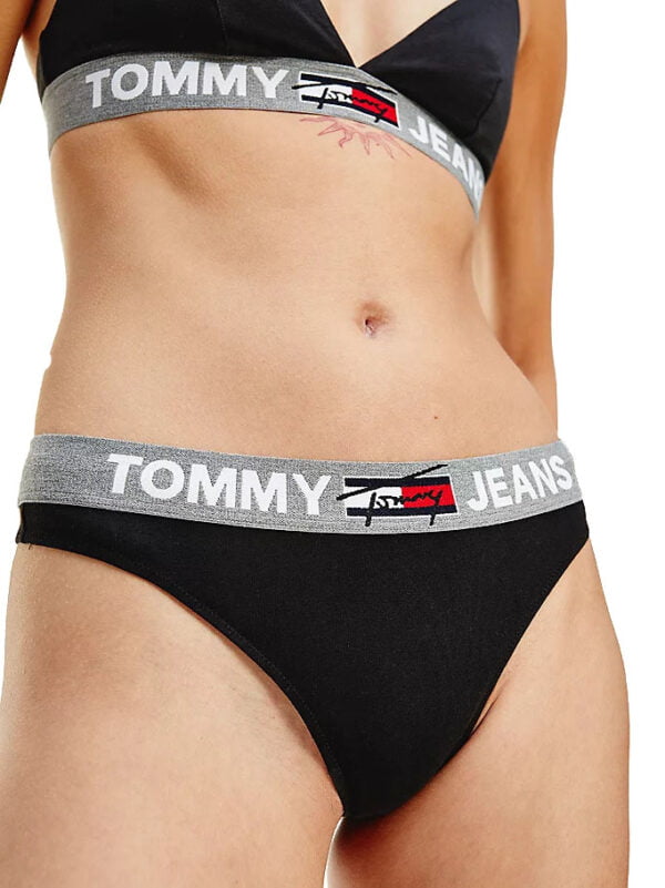 Dámská tanga Tommy Hilfiger UW0UW02823 černá