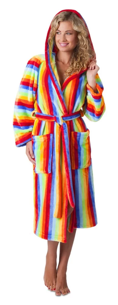 Dámský dlouhý župan Vestis 3156 CAPRI proužek