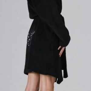 Dámský krátký župan Vestis 3430 Tribal s kapucí