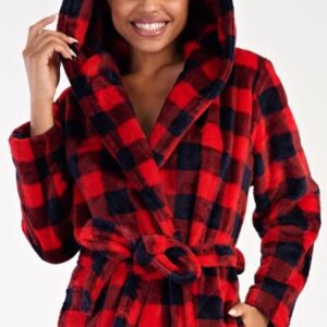 Dámský župan krátký s kapucí Vienetta Secret Kostka