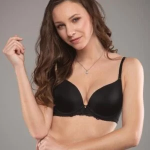 Dámská černá push up podprsenka Fantasy 15801C