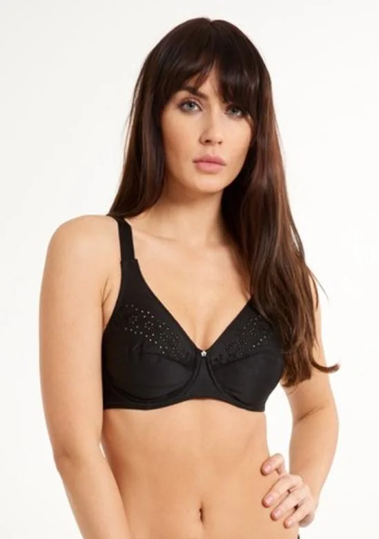 Dámská nevyztužená podprsenka LingaDore 1341 černá