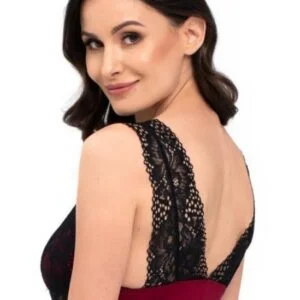 Dámská noční košilka Babella Larisa soft vínová