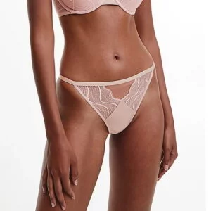 Dámské brazilky Calvin Klein QF6949 BLACK GRAPHIC