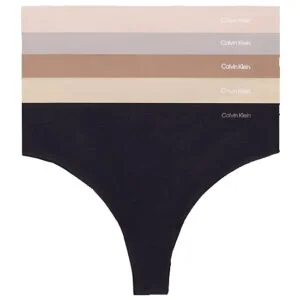 Dámské tanga Calvin Klein QD3556E 5 kusů