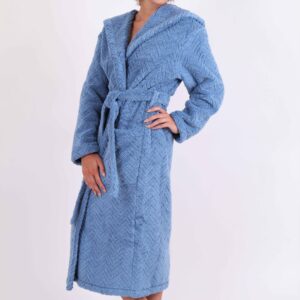 Župan s kapucí Vestis Athena 3116 modrý