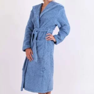 Župan s kapucí Vestis Athena 3116 modrý