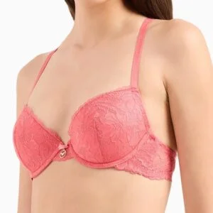 Dámská push-up podprsenka Emporio Armani 167394 4R206 růžová