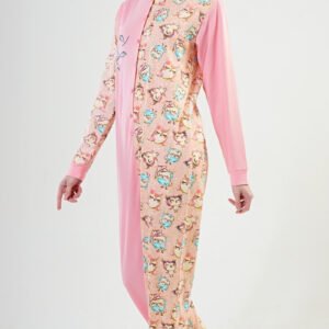 Dámský overal Vienetta Secret Sovičky lososová