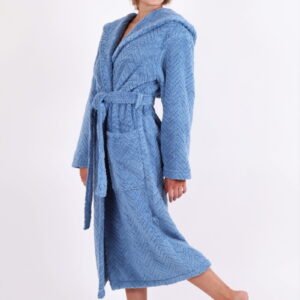 Župan s kapucí Vestis Athena 3116 denim