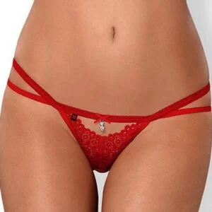 Dámská tanga Obsessive 838-THO červené