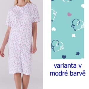 Dámská rozepínací noční košile KARELPIU KC6076