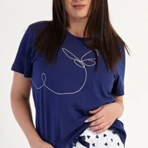 Dámské nadměrné pyžamo Vienetta Secret Butterfly