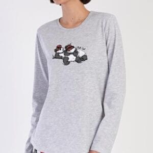 Dámské pyžamo dlouhé Vienetta Secret Enjoy