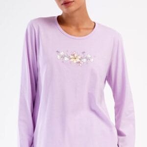 Dámské pyžamo dlouhé nadměrné Vienetta Secret Marie