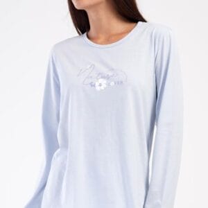 Dámské pyžamo dlouhé nadměrné Vienetta Secret Nature lover