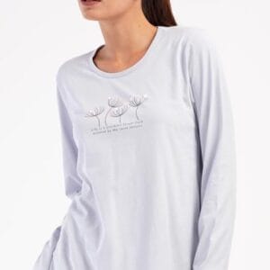 Dámské pyžamo dlouhé nadměrné Vienetta Secret Petra