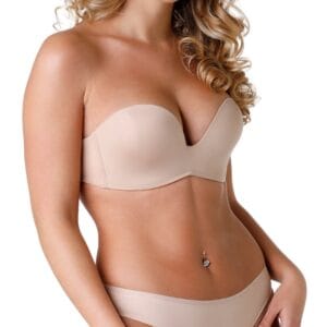 Dámská korzetová podprsenka Wonderbra 32D ULTIMATE STRAPLESS tělová