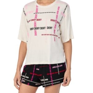 Dámské šortkové pyžamo DKNY YI 50035 viskóza