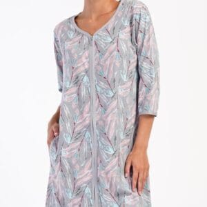 Dámské domácí šaty s tříčtvrtečním rukávem vienetta Secret Kika