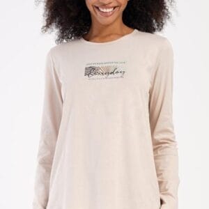 Dámské pyžamo dlouhé Vienetta Secret Everyday