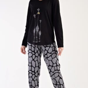 Dámské pyžamo s žirafou Vienetta Secret Matylda