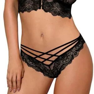 Dámské tanga Roza Zuza černé