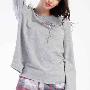 Dámské pyžamo dlouhé Vienetta Secret Brigitte