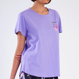 Dámské pyžamo kapri Vienetta Secret Flowers