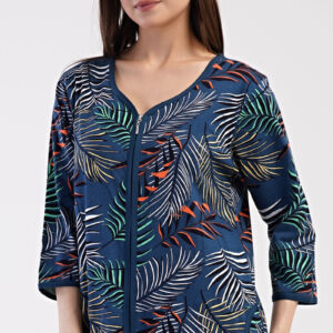 Dámské domácí šaty s tříčtvrtečním rukávem Vienetta Secret Barbara