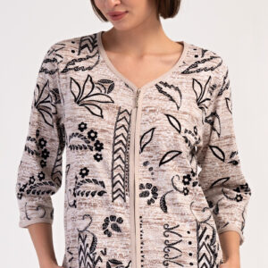 Dámské domácí šaty s tříčtvrtečním rukávem Vienetta Secret Elena