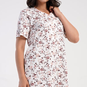 Dámská noční košile s krátkým rukávem Vienetta Secret Růže