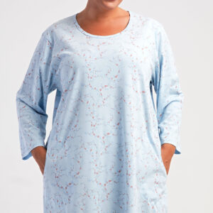 Dámské domácí šaty s tříčtvrtečním rukávem Lauren