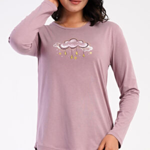 Dámské pyžamo dlouhé Vienetta Secret Amelia