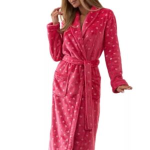 Dámský župan Cora long raspberry LandL