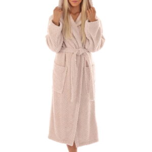 Unisex župan s kapucí Vestis Athena 3116 oříšek