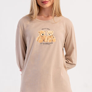 Dámské pyžamo dlouhé Vienetta Secret Monika