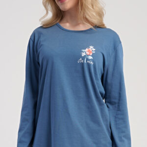 Dámské pyžamo dlouhé Vienetta Secret Tracy