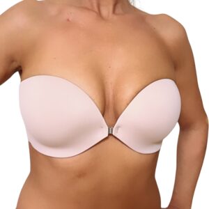 Dámská push-up korzetová podprsenka Calvin Klein QF8413 FRONT CLAP