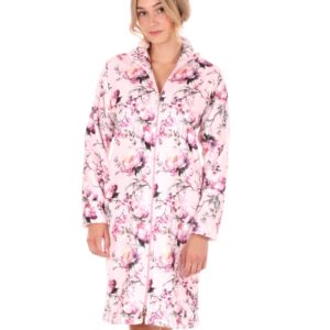 Dámský župan se zipem Vetis Toya růžový 5226