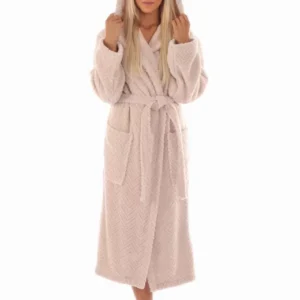 Unisex župan s kapucí Vestis Athena 3116 oříšek