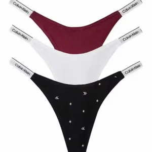 Dámská tanga Calvin Klein QD5394 DIPPED THONG